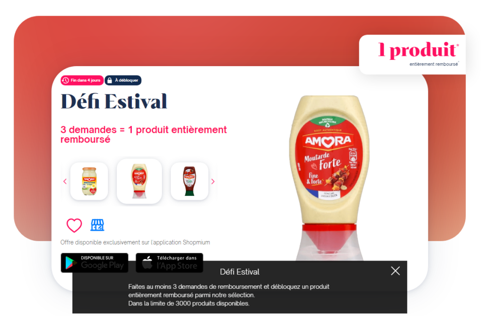 Offre mayonnaise amora shopmium