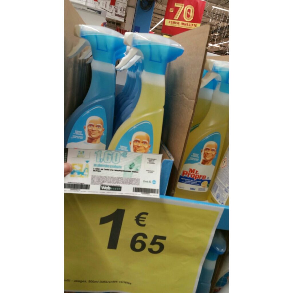 Bon de réduction de 1,60€ imprimé sur site envie de plus