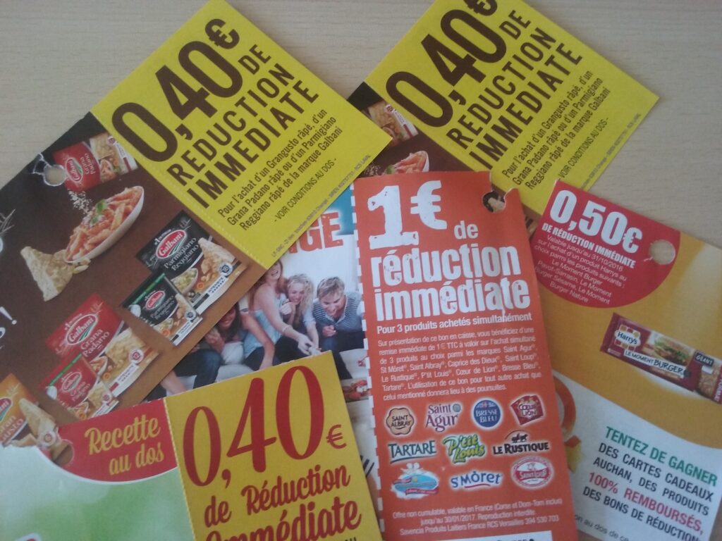 Bon de réduction en magasin