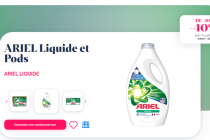 offre shopmium ariel pops liquide en bouteille