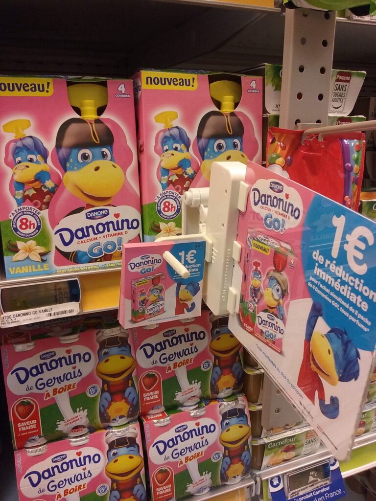 Bon de réduction yaourt à boire Danonino de 1€
