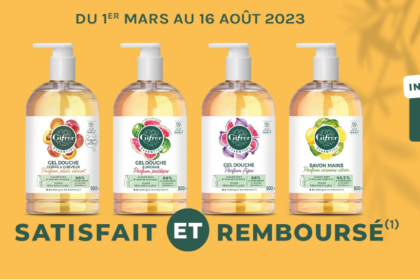 offre gifrer gel douche satisfait et rembourse